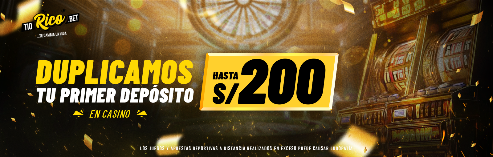 BONO POR PRIMER DEPÓSITO - CASINO